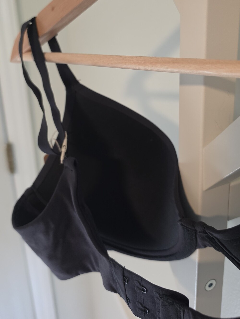 New!SKIMS Fits Everybody Unlined Demi Bra Onyx Black 36D New With Tags Underwire - Picture 2 of 8